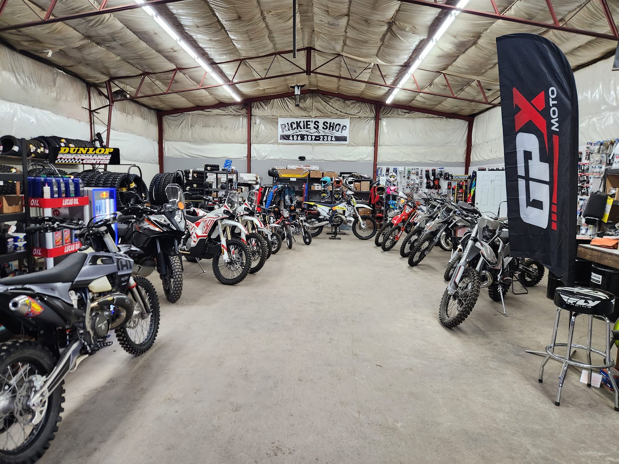 Inside Rickie's Shop on West Center Street